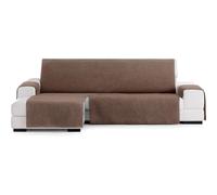 ECOMMERC3 Housse de canapé Chaiselong Normale Gauche Universelle et Polyvalente - Housse de canapé Chaiselongue Couleur Marron Protecteur Facile à Placer pour Dossier, siège et accoudoirs