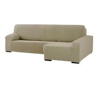 ECOMMERC3 Housse de canapé d'angle bi-élastique pour accoudoir Long Droit - Couleur Lin Adaptable à Tous Les modèles - Housse de canapé réglable en Mousse de Fixation