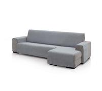 ECOMMERC3 Housse de canapé d'angle pour accoudoir Droit, Taille Dossier 280 cm, Gris Clair, Toucher Doux, 100% fabriquée en Espagne