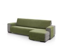 ECOMMERC3 Housse de canapé d'angle pour accoudoir Droit, Taille Dossier 280 cm, Vert Toucher Doux, 100% fabriquée en Espagne
