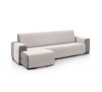 ECOMMERC3 Housse de canapé d'angle pour accoudoir Gauche, Taille Dossier 240 cm, Couleur Naturelle, Toucher Doux, 100% fabriquée en Espagne