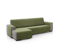 ECOMMERC3 Housse de canapé d'angle pour accoudoir Gauche, Taille Dossier 240 cm, Vert Toucher Doux, 100% fabriquée en Espagne