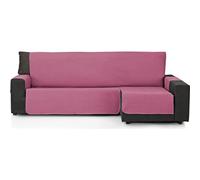 ECOMMERC3 Housse de canapé d'angle réglable, accoudoir Droit et Gauche, Couleur Aubergine 200 cm