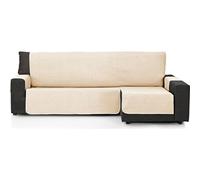 ECOMMERC3 Housse de canapé d'angle réglable de 240 cm avec accoudoir Droit et Gauche Beige