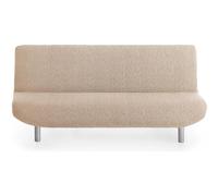 ECOMMERC3 Housse de canapé lit 3 Places clic-clac bi-élastique - Housse de canapé Beige protectrice Super élastique pour canapés clic-clac, Livre et futon