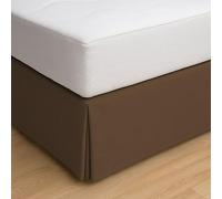 ECOMMERC3 Housse de canapé pour lit de 140 cm, 140 x 190/200 cm - Marron, Ajustement antidérapant et Respirant, fabriqué en Espagne