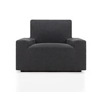 ECOMMERC3 Housse de canapé Taille 1 Place 70-110 cm, Effet canapé, Couleur Gris foncé, Installation Facile