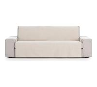 ECOMMERC3 Housse de canapé Universelle réglable, Taille 3 Places, Protection partielle, pour canapé, Couleur Grise, Facile à Installer avec élastiques, Gris