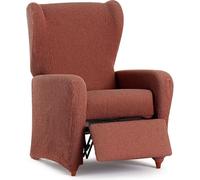 ECOMMERC3 Housse de Fauteuil de Relaxation Universelle et Polyvalente - Couleur Orange - Protecteur Facile à Placer pour Le Dossier, l'assise et Les Bras