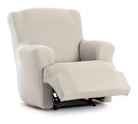 ECOMMERC3 Housse de Fauteuil Pieds Ensemble de Relaxation bi-élastique en Une Seule pièce - Housse de canapé Pieds Ensemble Relax Couleur écru, Ajustement Mousse de Fixation