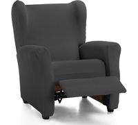 ECOMMERC3 | Housse de Fauteuil Relax matelassée Ultra ajustée - Housse de Fauteuil Relax Extensible en Couleur Anthracite - 100% fabriquée en Espagne