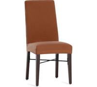 ECOMMERC3 Lot de 2 Housses de Chaise bi-élastiques Respirantes - 2 Housses de chaises Couleur chaudière, Ajustement Protection Contre l'usure Quotidienne, faciles à Installer et à enlever