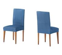 ECOMMERC3 Lot de 2 Housses de Chaise Dossier antidérapantes rembourrées et réglables, 100% fabriquées en Espagne, élastiques et très Douces