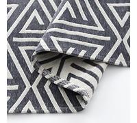 ECOMMERC3 Moma Tapis Salon Gris 120 x 180 cm avec Texture très Douce et rembourrée | Tapis lavables en Machine en Polyester Doux avec Un Design élégant, idéal pour décorer n'importe Quel Espace