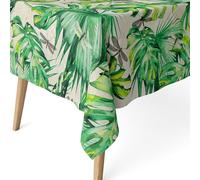 ECOMMERC3 Nappe Anti-tâche pour Table rectangulaire Taille 220 x 140 cm - Nappe Anti-Taches au Toucher Extra-Douce et imperméable, Couleur Unique