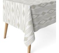 ECOMMERC3 Nappe Anti-Taches enduite Coton rectangulaire 180x140 Islas Beige | Pour la table où l'on mange chaque jour, finition résinée, 55 % coton et 45 % polyester, fabriquée en Espagne
