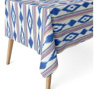 ECOMMERC3 Nappe Anti-Taches pour Table rectangulaire Taille 100 x 140 cm - Nappe Anti-Taches au Toucher Extra Douce et imperméable, Couleur Multicolore, Islas Multicolores