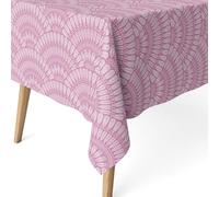 ECOMMERC3 Nappe Anti-Taches pour Table rectangulaire Taille 100 x 140 cm - Nappe Anti-Taches au Toucher Extra Douce et imperméable, Couleur Lilas