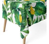 ECOMMERC3 Nappe Anti-Taches pour Table rectangulaire Taille 140 x 140 cm - Nappe Anti-Taches au Toucher Extra-Douce et imperméable, Couleur Unique