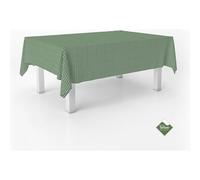 ECOMMERC3 Nappe Anti-Taches Vichy pour Table rectangulaire Taille 100 x 140 cm - Nappe Vichy au Toucher Extra Douce et imperméable, Couleur Vert Bouteille