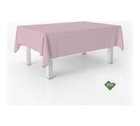 ECOMMERC3 Nappe Anti-Taches Vichy pour Table rectangulaire, Taille 140 x 140 cm - Nappe Vichy au Toucher Extra Douce et imperméable, Couleur Rose