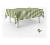 ECOMMERC3 Nappe Anti-Taches Vichy pour Table rectangulaire Taille 200 x 140 cm - Nappe Vichy Toucher Extra Douce et imperméable, Couleur Pistache
