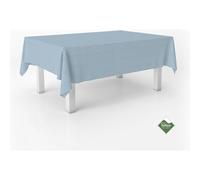 ECOMMERC3 Nappe Anti-Taches Vichy pour Table rectangulaire Taille 240 x 140 cm - Nappe Vichy au Toucher Extra Douce et imperméable, Couleur Bleue