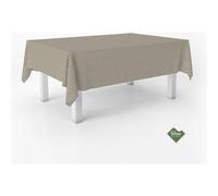 ECOMMERC3 Nappe Anti-Taches Vichy pour Table rectangulaire Taille 250 x 140 cm - Nappe Vichy Toucher Extra Douce et imperméable, Couleur Cuir