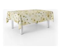 ECOMMERC3 Nappe en Toile cirée rectangulaire Taille 180x140 cm - Style, durabilité et Facile d'entretien pour Votre Table - Nappe en Toile cirée Anti-Taches et imperméable Glitter