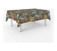 ECOMMERC3 Nappe en Toile cirée rectangulaire Taille 200 x 140 cm Style, durabilité et Facile d'entretien pour Votre Table - Nappe en Toile cirée Anti-Taches et imperméable
