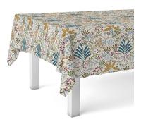 ECOMMERC3 Nappe Toile cirée Anti-Taches Lavable rectangulaire 200x140 Tibre | Pour les repas sur la terrasse, motif marin, imperméable, s'essuie d'un chiffon humide, fabriquée en Espagne