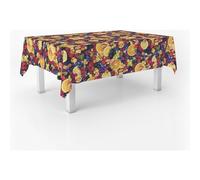 ECOMMERC3 Nappe Toile cirée Anti-Taches Lavable Ronde 140 cm Fruits | Pour la table ronde, imperméable, s'essuie d'un chiffon humide, fabriquée en Espagne