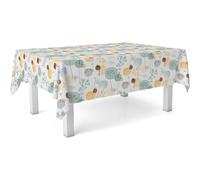 ECOMMERC3 Nappe Toile cirée Lavable rectangulaire 180x140 Serpis Turquoise | Pour la table où l'on mange tous les jours, lavable, sans machine ni repassage, 90 % PVC et 10 % polypropylène