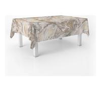 ECOMMERC3 Nappe Toile cirée Lavable rectangulaire 300x140 cm Genil Or | Pour la plus longue table de la maison, imperméable, s'essuie d'un chiffon humide, fabriquée en Espagne