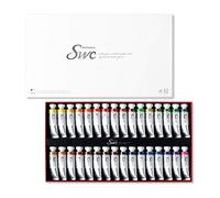 ECOMMERCER INC SHINHAN SWC Premium artiste professionnel Grade peinture aquarelle Set 32colors 15ml