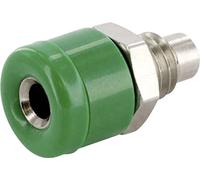 econ connect HOBGN Fiche femelle de laboratoire embase femelle, verticale Ø de la broche: 2.6 mm vert