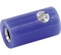 econ connect HOKBL Fiche femelle de laboratoire embase femelle, verticale Ø de la broche: 2.6 mm bleu