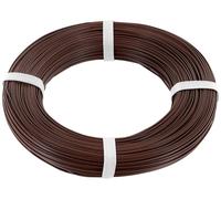 econ connect KZL2X008BR100 Fil de câblage 2 x 0.08 mm² marron 100 m