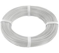 econ connect KZL2X008WS100 Fil de câblage 2 x 0.08 mm² blanc 100 m