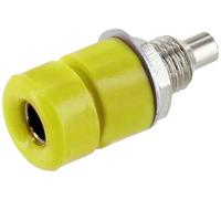 econ connect TB40GE Fiche femelle de laboratoire embase femelle Ø de la broche: 4 mm jaune Bulk