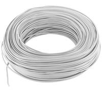 econ connect ZKL014WS100 Fil de câblage 2 x 0.14 mm² blanc 100 m