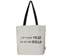 Econanos Hellobags2019 Sac de Plage, 38 cm, Blanc (Blanco)