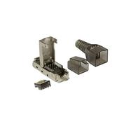 LogiLink MP0044 RJ-45 Acier inoxydable connecteur de fils - Connecteurs de fils (RJ-45, Acier inoxydable, Cat6a, U/FTP (STP), ROHS, CE, -10 - 60 °C)