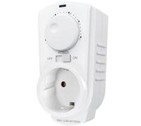 Econohome Prise Thermostat Réglable - Thermostat à Brancher Chauffage & Clim, Compatible Chauffages Muraux, Climatiseurs de Fenêtre, Ventilateurs - Prise Universelle, Commandes Manuelles & Simples