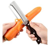 Économe À Main,Éplucheur-Trancheur À Manche Antidérapant - Épluche-légumes multifonction,Pour Pommes De Terre, Potiron, Ananas, Poire, Aliments, Maison, Restaurant, Camping