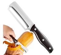 Économe À Main | Éplucheur-Trancheur À Manche Antidérapant | Éplucheur À Légumes Et Tranche-Fruits En,Pour Pommes De Terre, Potiron, Ananas, Poire, Aliments, Maison, Restaurant, Camping