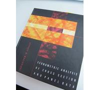 Econometric Analysis of Cross Section and Panel Data