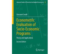 Econometric Evaluation Of Socio-Economic Programs