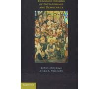 Origines économiques de la dictature et de la démocratie – Cambridge University Press