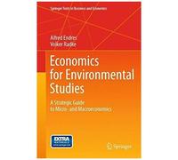 Economics For Environmental Studies
